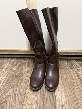 Kohl's Women's Dark Brown Over-the-Knee Riding Boots
